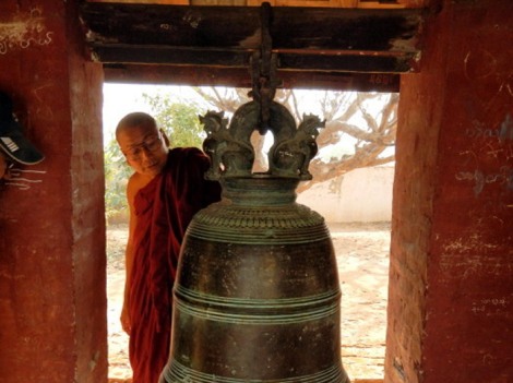 monk in Shwebo Myanmar